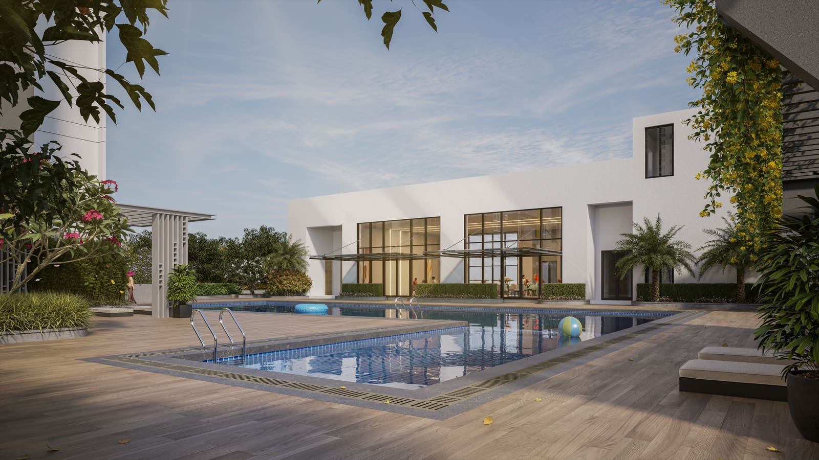 Swimming Pool, in a developer render